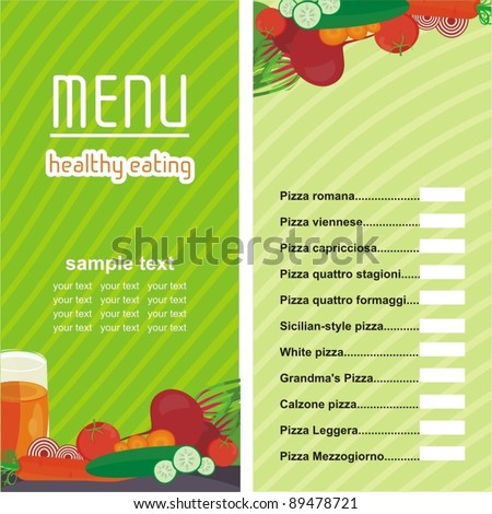 Healthy Food Vector