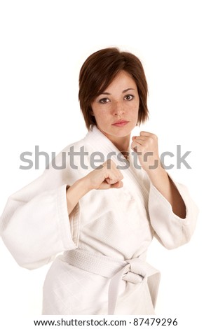 Woman Karate