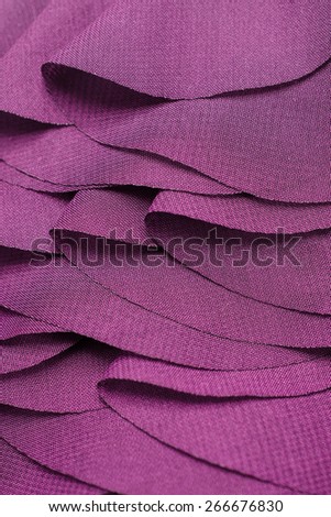 texture layering wavy purple fabric