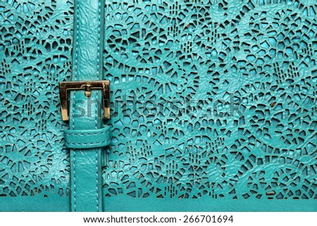 texture of carved leather, turquoise texture