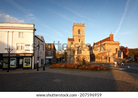 Abingdon, UK - May 6 2012: Abingdon town near Oxford city, UK.