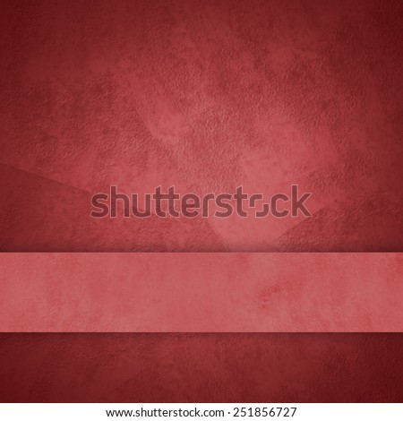 faded marsala red background with ribbon banner, vintage color with blank space