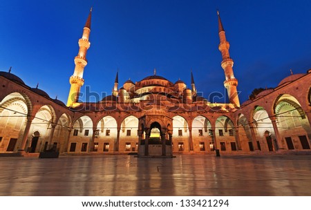 Blue Mosque in the pre-dawn hours
