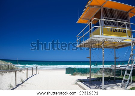 gold coast beaches australia. stock photo : Gold coast beach