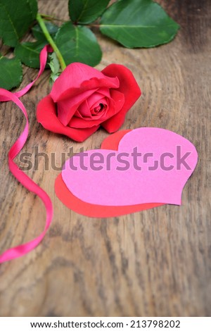 rose, background for text