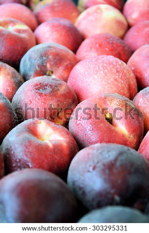 fruit peaches background