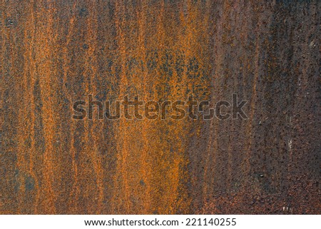 stock photo / rust / get rusty / wall metal rust/ old rusty