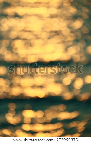 blur background from sea in sun light