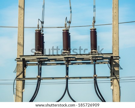 Equipment of high-voltage 3-phase