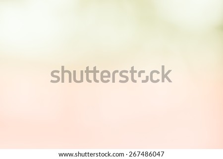 Abstract blur background with orange and green color tone