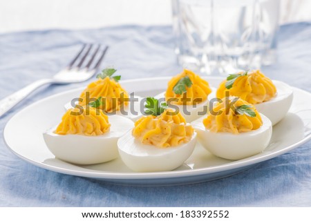 stuffed eggs