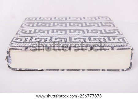 Mattress that supported you to sleep well all night isolated on white background.