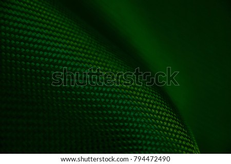 Green carbon fiber composite raw material background