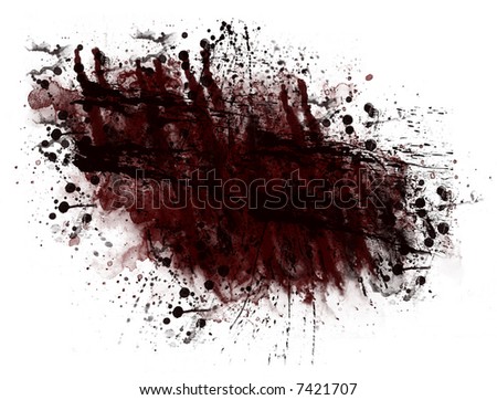 blood splatter black background. stock photo : Black Red Blood