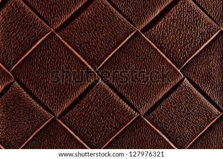 Dark brown leather texture