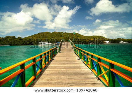Lovers Bridge Providence Island Colombia Lovers Bridge Providence Island Colombia