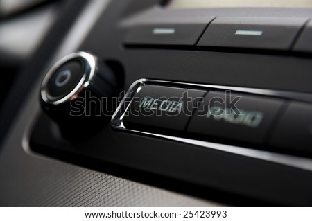 Car radio detail