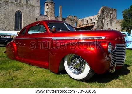 18 American Beauty Car Show Showing Red 1941 Chevrolet Coupe Justiina
