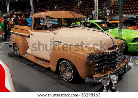  Finland October 3 XTreme Car Show Showing 1951 Chevrolet Pickup On 