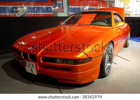 Helsinki Finland October 3 XTreme Car Show Showing Tuned 1991 Bmw 850