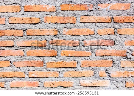 Red brick-and-mortar wall background