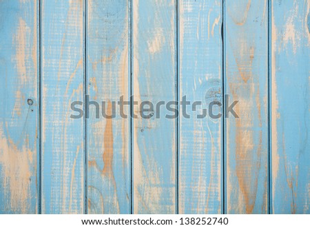 Surface of painted shabby wood