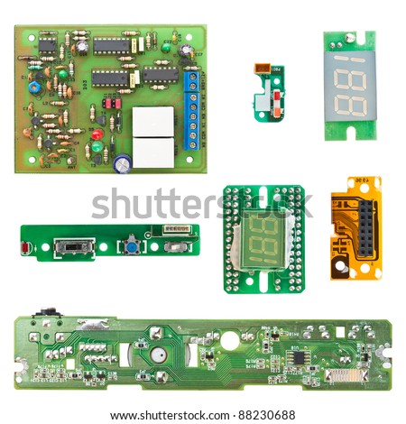 Printed-circuit boards of various electronic systems