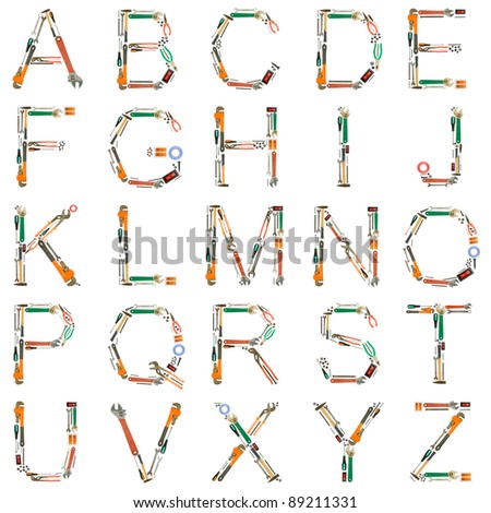 Tools Alphabet