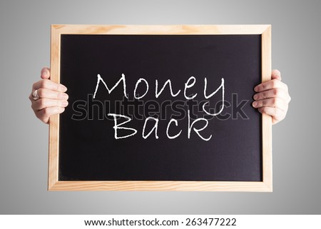 blackboard write Money Back