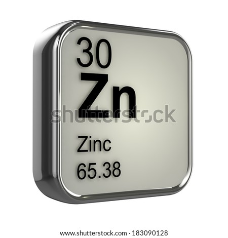 3D render of Zinc element design 3D render of Zinc element design