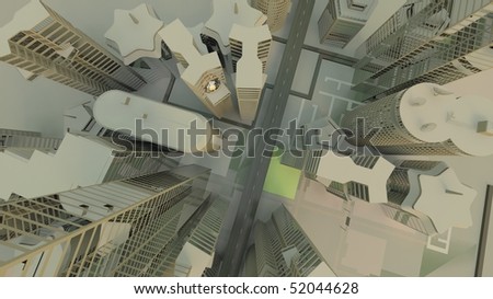 Top View City