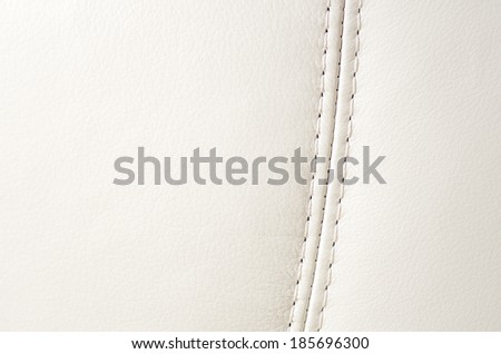 White Leather couch