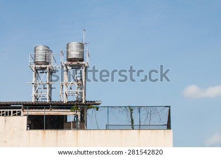stainless steel tanks high level for gravity to supply consumer