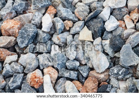 stone aggregate for concrete mixing material