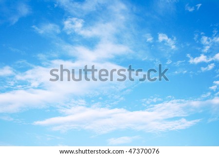 blue sky. stock photo : Blue sky.