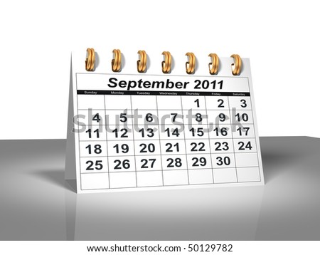 calendar of september 2011. calendar of september 2011.