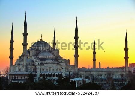 The Sultan Ahmed Mosque or Sultan Ahmet Mosque is a historic mosque located in Istanbul, Turkey