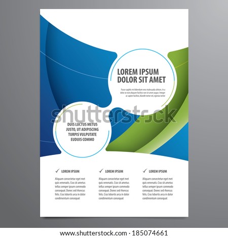business flyer brochure vector template business flyer brochure vector template