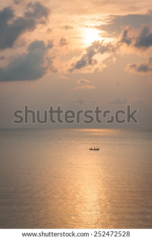 Amazing scenic Sunsets and sunrises at Cristal Bay, Samui, Thailand