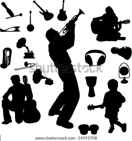 Pics Of Musical Instruments. set of Musical instruments