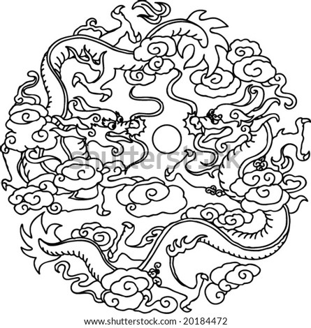 artistic pictures. Artistic Dragon Pattern