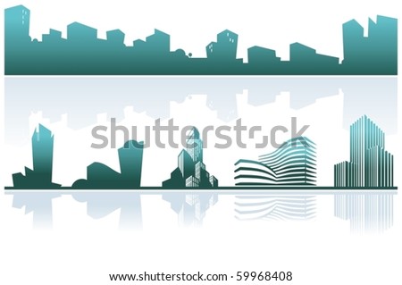 stock photos city. stock vector : City skyline