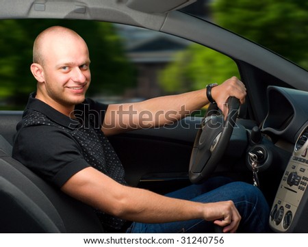 driving in city