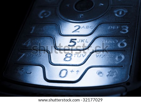mobile phone in dark