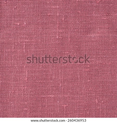 Linen coarse natural woven mauve canvas fabric texture for the background