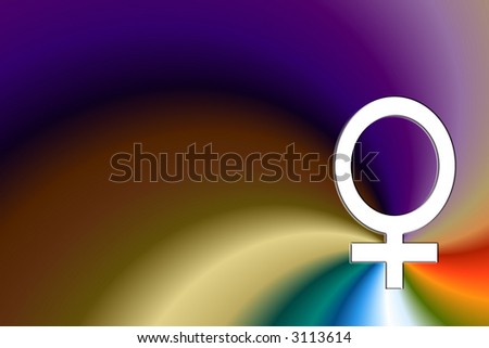 Rainbow Female Symbol