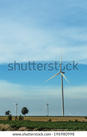 The wind turbine generator,the renewable energy