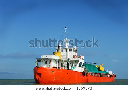 red ship