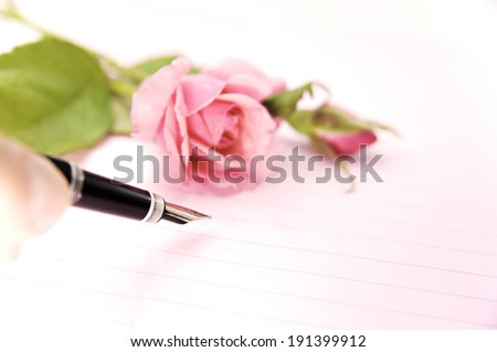 writing a romantic letter
