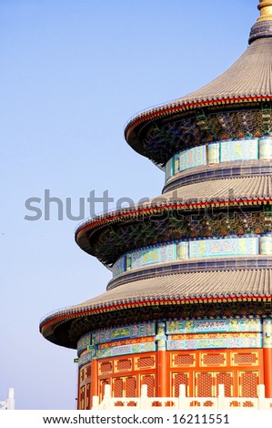Chinese ancient building,temple of Heaven in Beijing